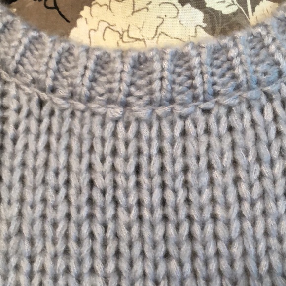 NWT For the Republic boxy sweater in soft sky blue - Picture 6 of 11